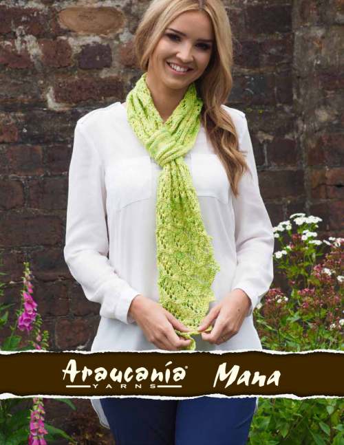 Model photograph of "Jeanie Lace Scarf"