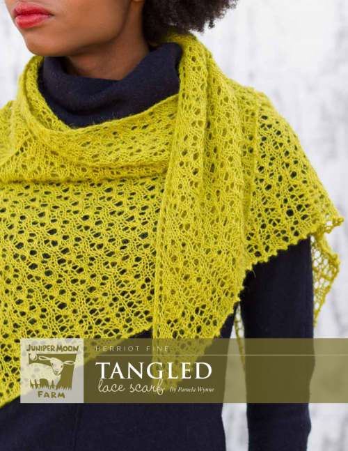 image preview of design ''Tangled' Lace Scarf'