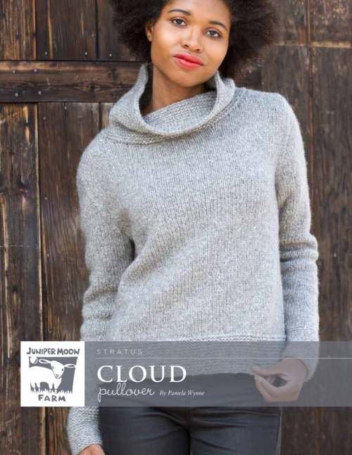 Model photograph of "'Cloud' Pullover"