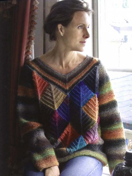 image preview of design 'Benedikta Patchwork Sweater'
