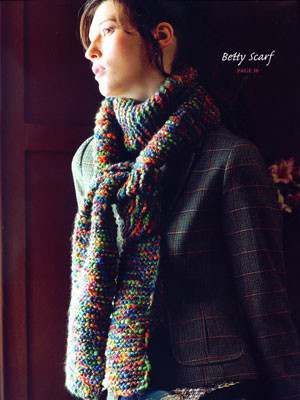 Model photograph of "Betty (Scarf)"