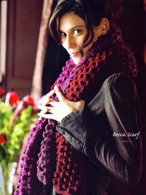 Model photograph of "Becca (Scarf)"