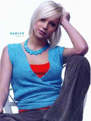 Model photograph of "Harlyn Wrapover "