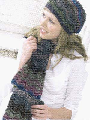 image preview of design '25 - SCARF AND SLOUCHY HAT'