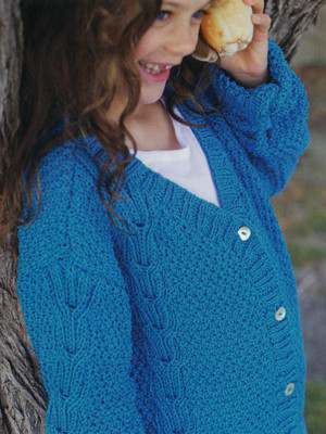 image preview of design 'Casey - girls cardigan'