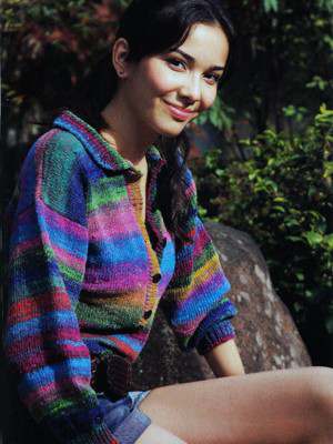 Model photograph of "YS-548 Sweater"