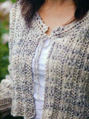 Model photograph of "Lacey Cardigan"