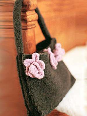 Model photograph of "Felted Bag"