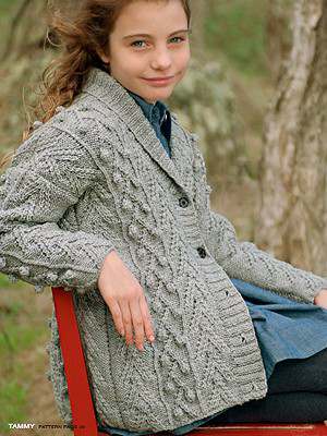 Model photograph of "Classic Heathers 'Tammy' Coat"