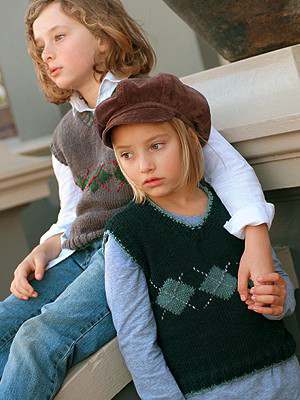 Model photograph of "Classic 'Jack & Jill' Vests"