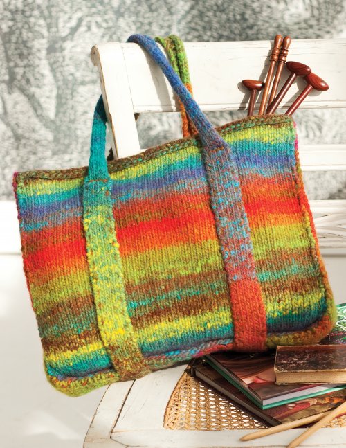 Model photograph of "33 - Felted Tote"
