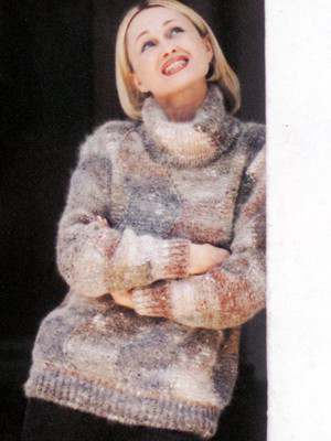 Model photograph of "Kochoran Ladies' Sweater [Y-685]"