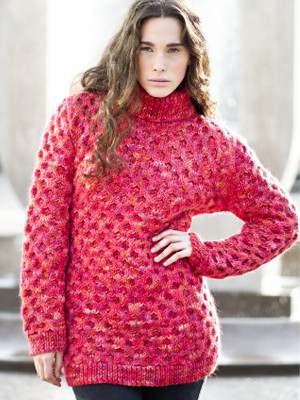 Model photograph of "Tepa Warm Pullover - A1017"