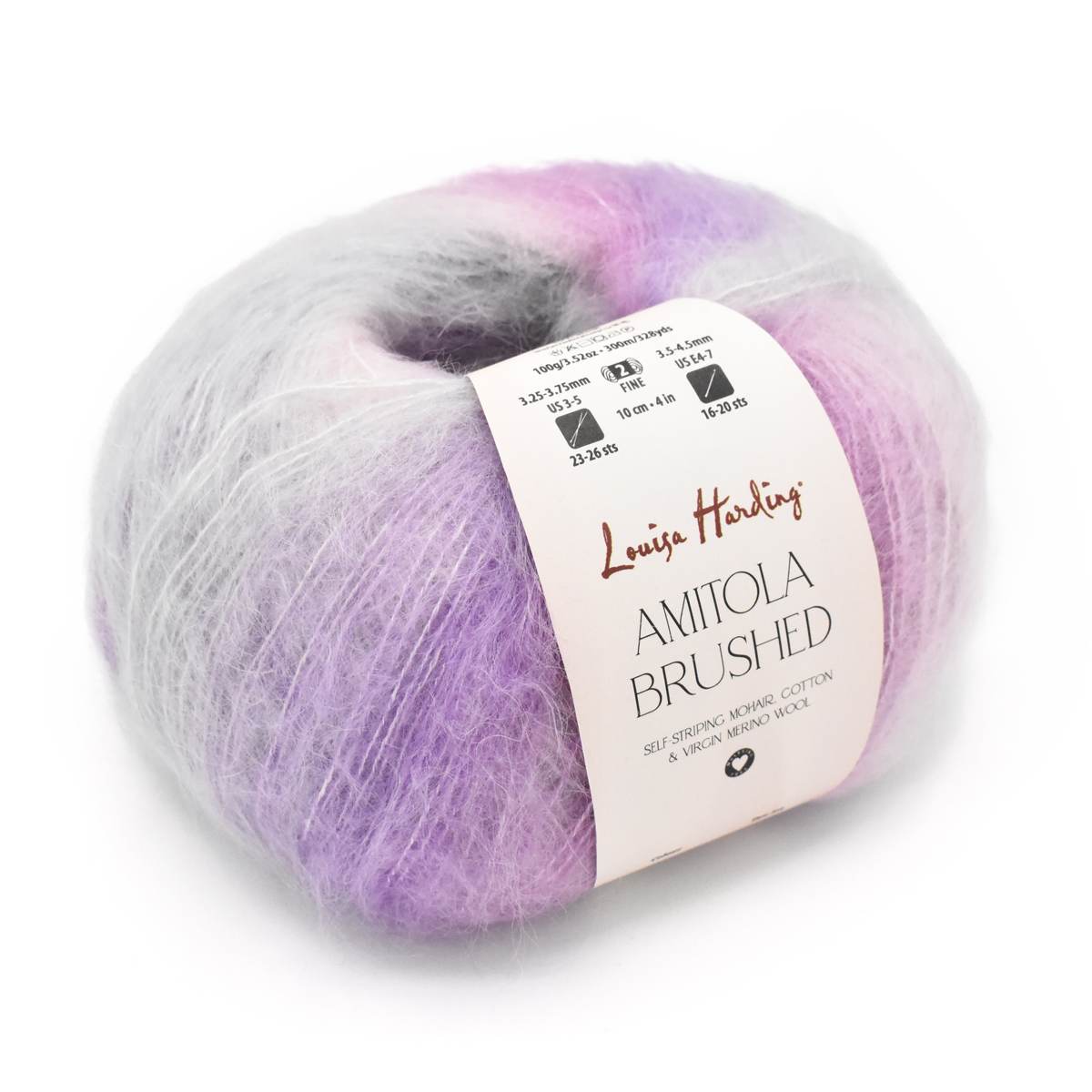 Louisa Harding Yarn Fauve Olive Glisten 87 yds 50 g 100% Nyon Made in Italy