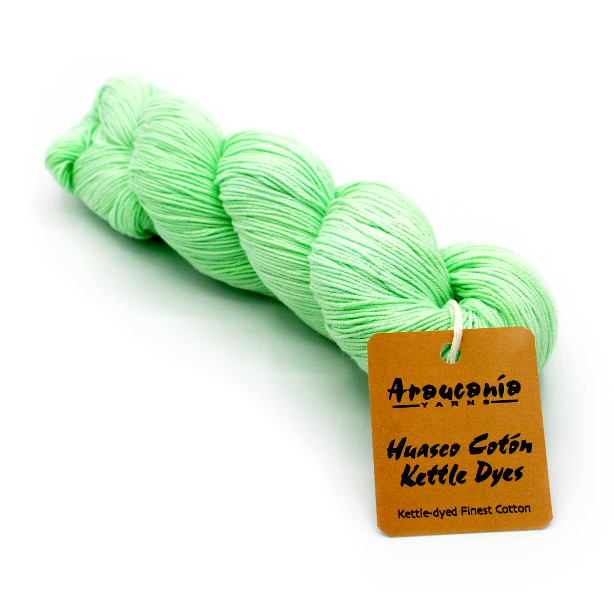 a skein of Huasco Cotón Kettle Dyes