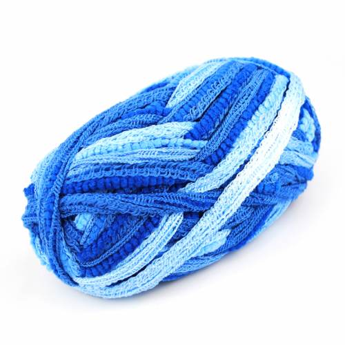 Turquoise Fuzzy Cotton Novelty Bulky Yarn Thick 'n Thin 30 Yard Skeins –  The Spinnery Store