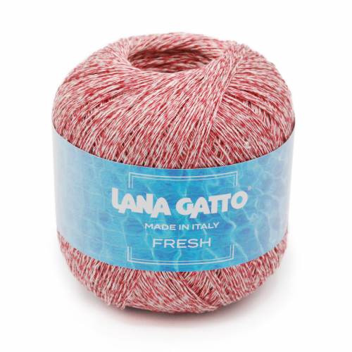 Gedifra Fiocco 85 Meters Cotton Poly Bubble Gum Shimmer Yarn Made in Italy 