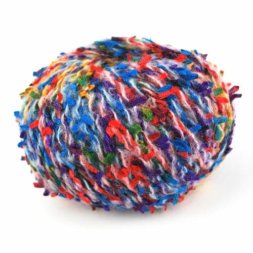 Turquoise Fuzzy Cotton Novelty Bulky Yarn Thick 'n Thin 30 Yard Skeins –  The Spinnery Store