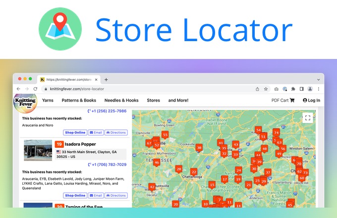 Visit the Store Map & Locator